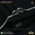 Pure Black Classic Goli Khaddar Suit