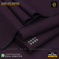 Deep Maroon Classic Goli Khaddar Suit