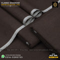 Chocolate Brown Classic Khaddar Suit