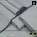 Silver Grey Classic Khaddar Suit