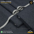 Charcoal Grey Classic Khaddar Suit