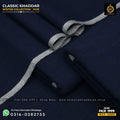 Navy Blue Classic Khaddar Suit