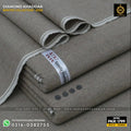 Taupe Brown Diamond Khaddar Suit