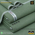 Olive Green Diamond Khaddar Suit