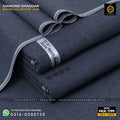 Charcoal Grey Diamond Khaddar Suit