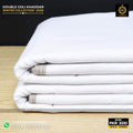 Pure White Double Goli Khaddar Suit