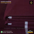 Deep Maroon  Khaddi Exclusive Khaddar Suit