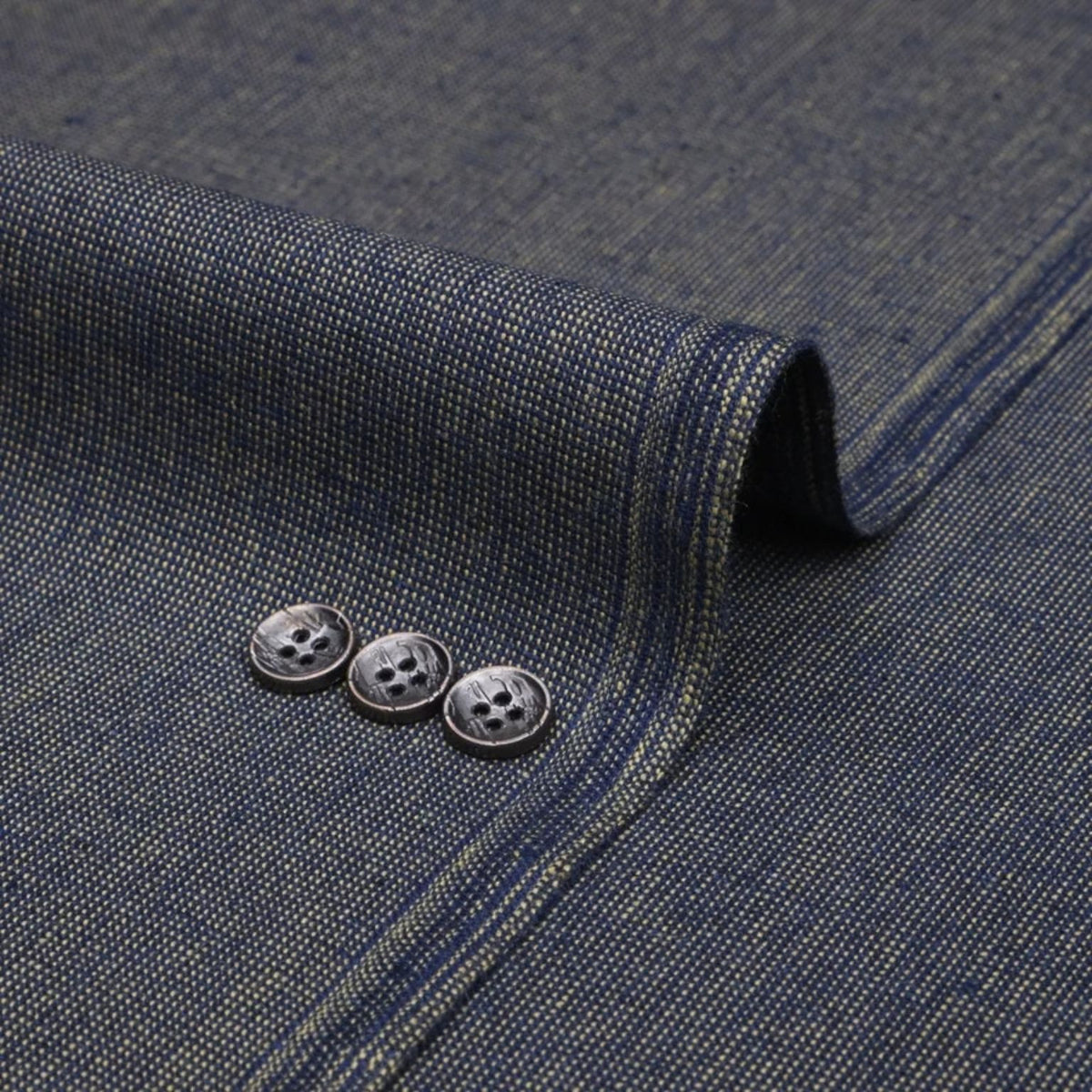 Steel Blue Safeeni Khaddar Suit