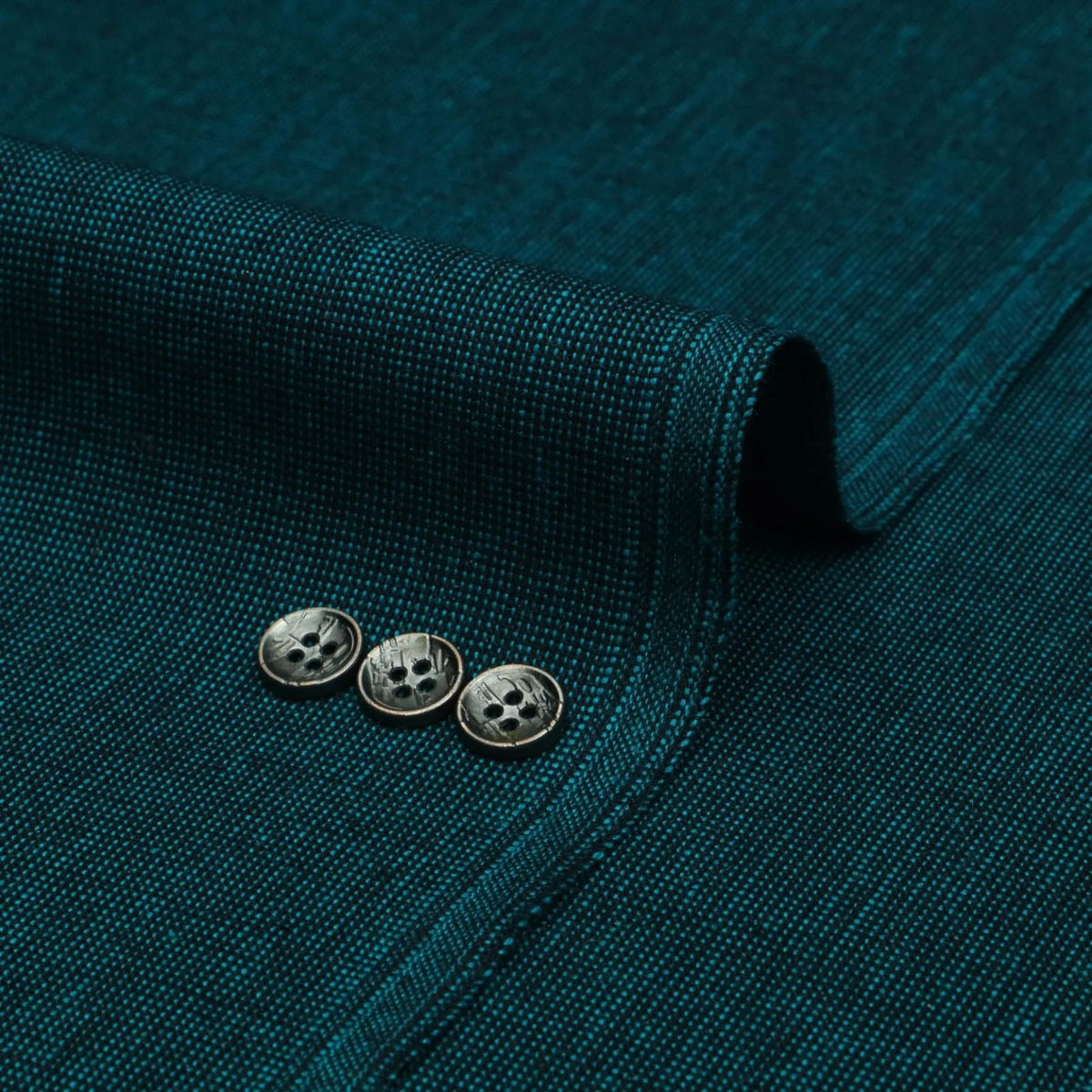 Deep Teal Safeeni Khaddar Suit