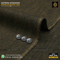 Olive Gold Safeeni Khaddar Suit