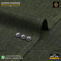 Moss Green Safeeni Khaddar Suit