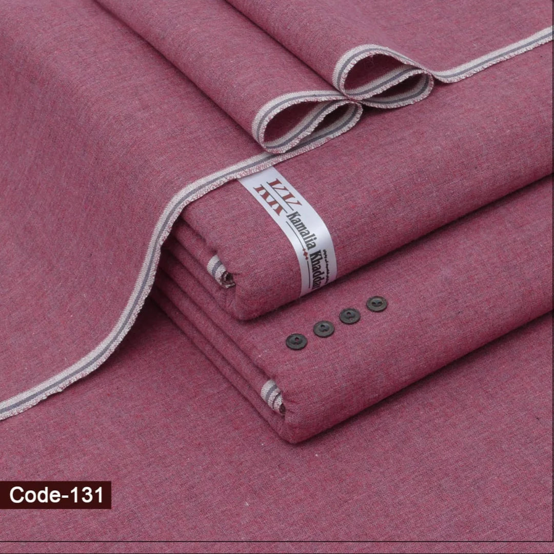 Plum Pink Diamond Khaddar Suit