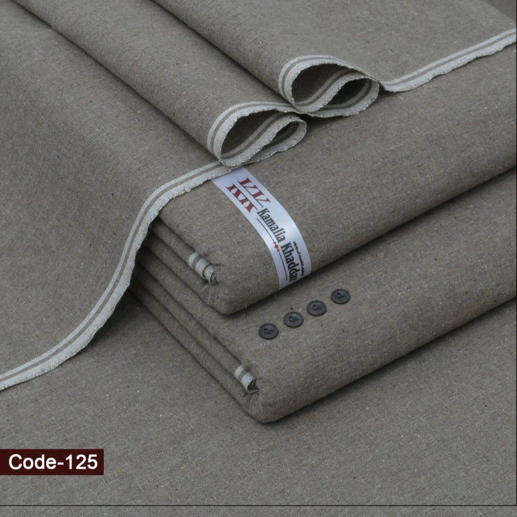 Taupe Brown Diamond Khaddar Suit