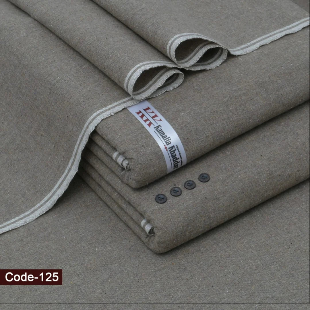 Taupe Brown Diamond Khaddar Suit