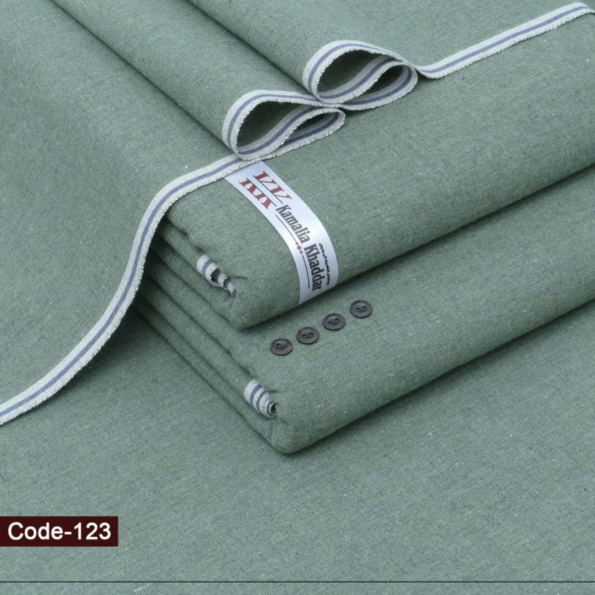 Light Green Diamond Khaddar Suit