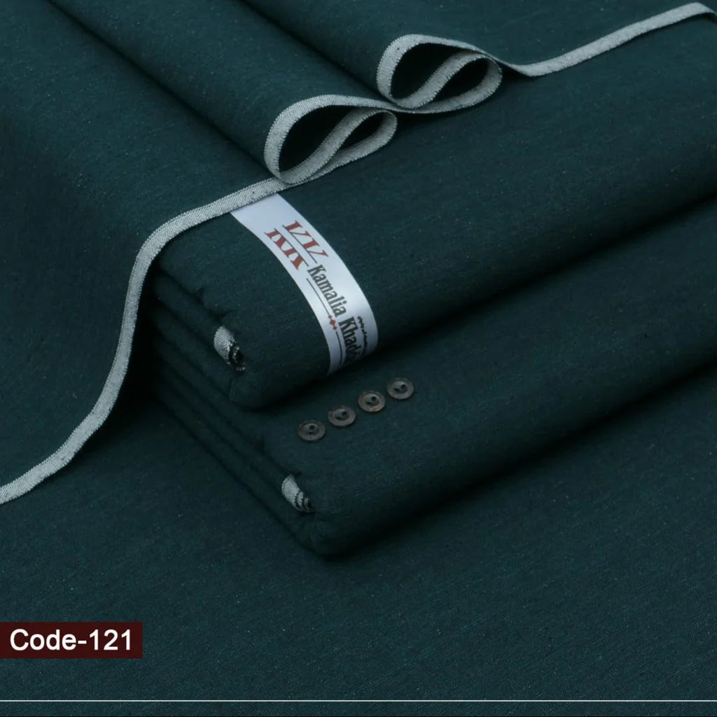 Forest Green Diamond Khaddar Suit