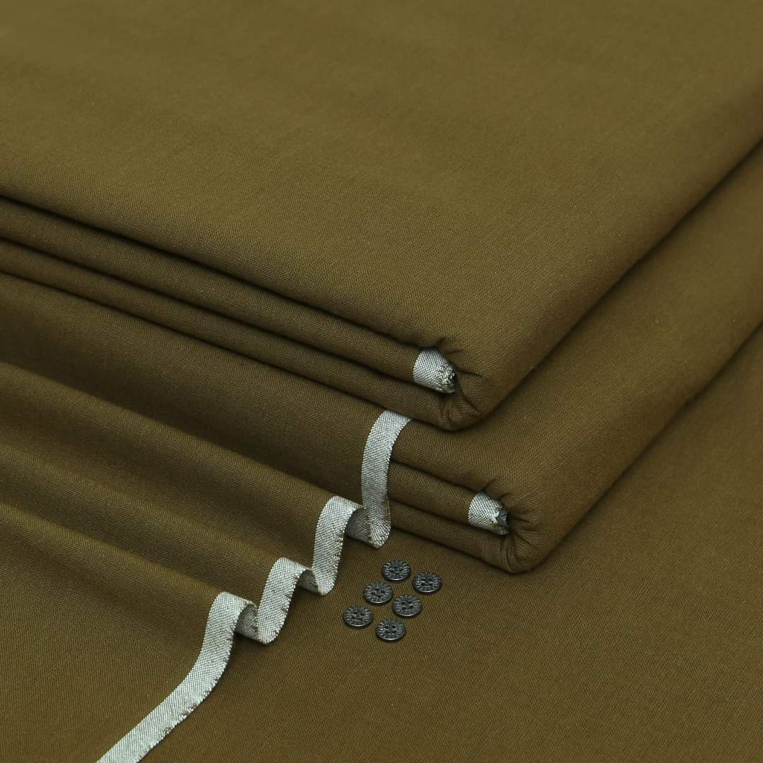 Olive Green Royal Khaddar Suit