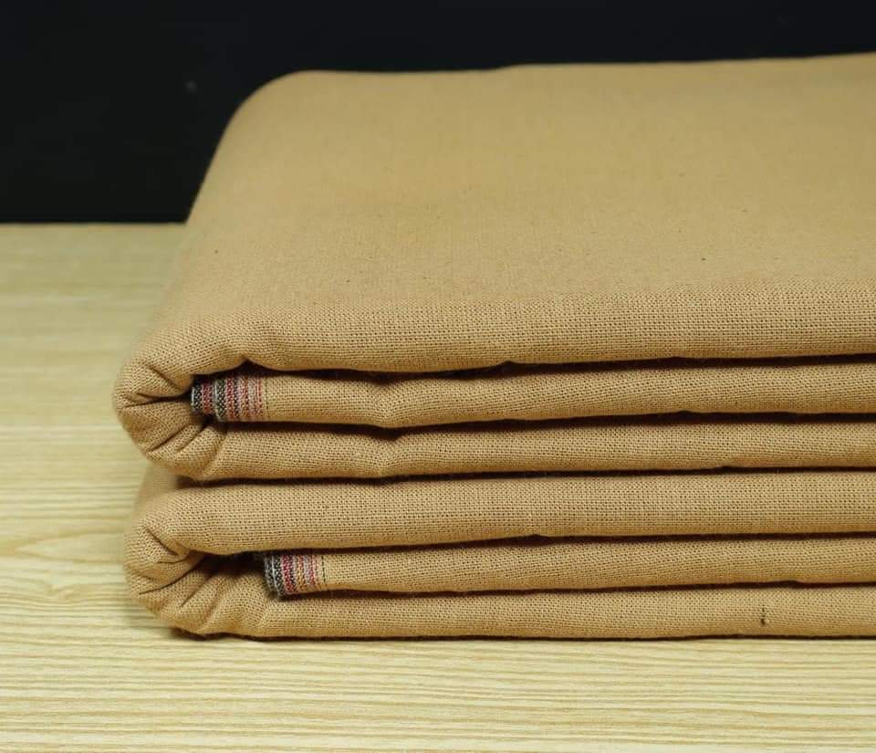 Mustard Ochre Double Goli Khaddar Suit