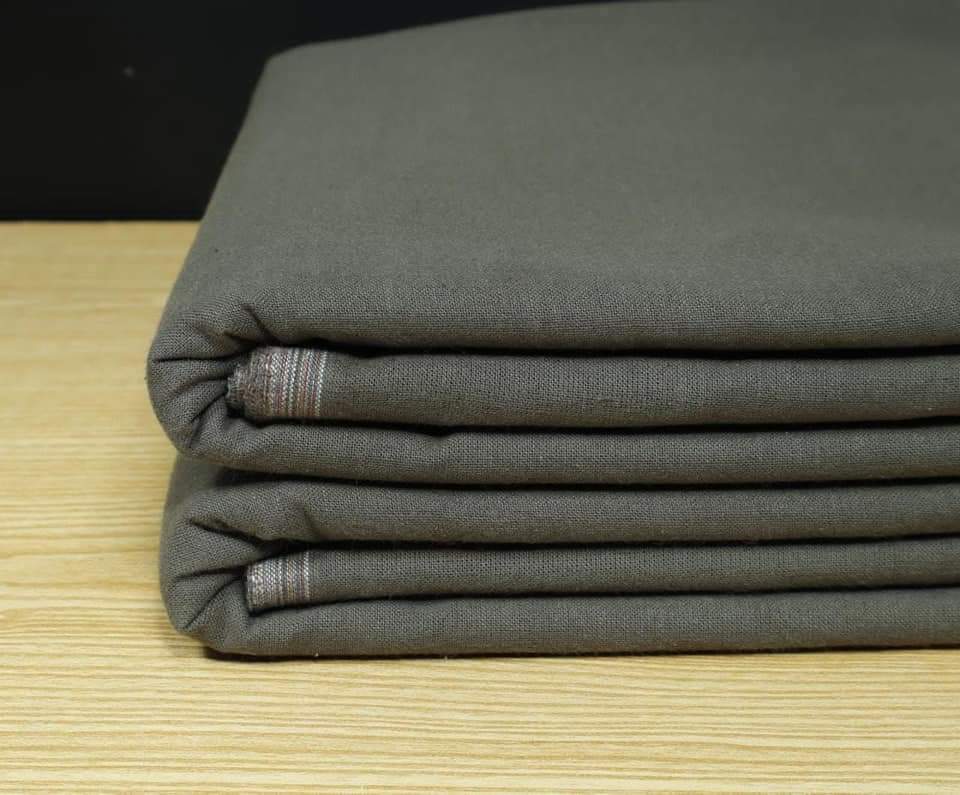 Muted Grey Double Goli Khaddar Suit