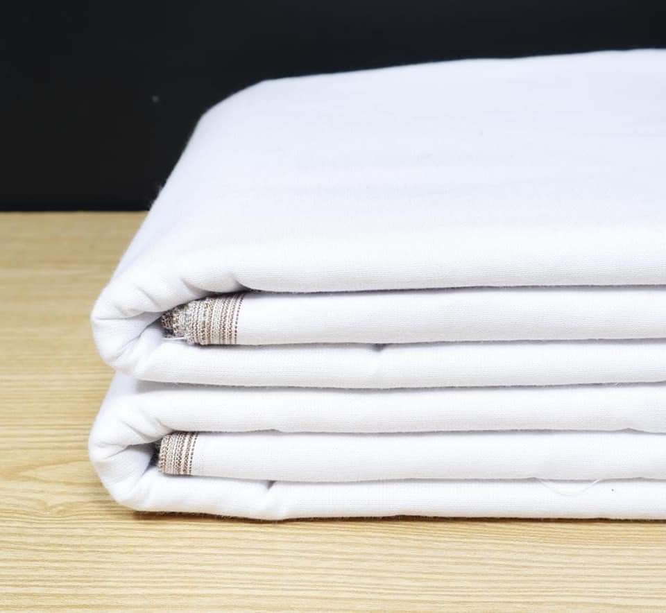 Pure White Double Goli Khaddar Suit