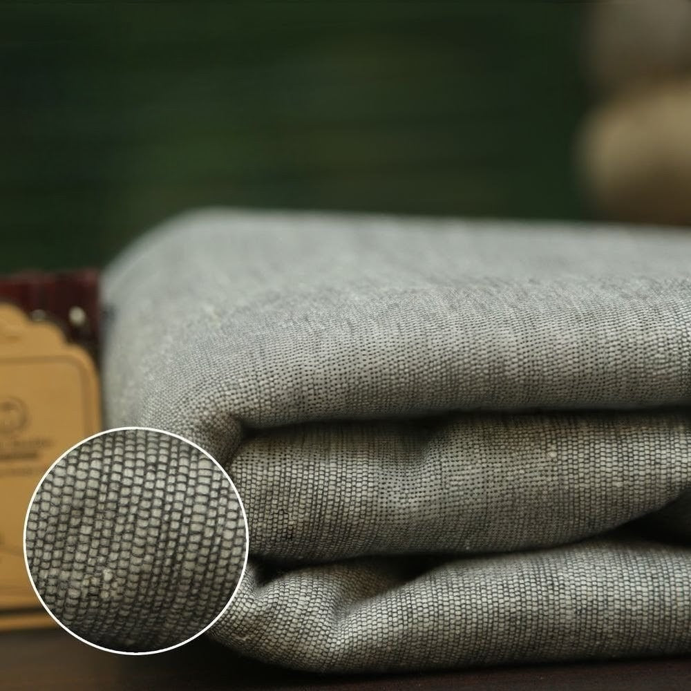 Melange Charcoal Grey Handmade Khaddi Khaddar Suit