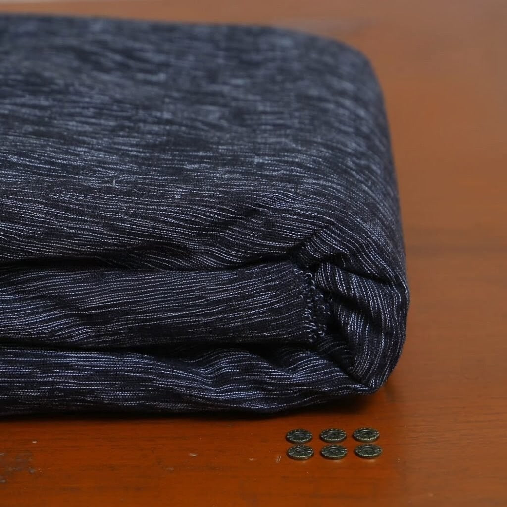 Melange Black Handmade Khaddi Khaddar Suit