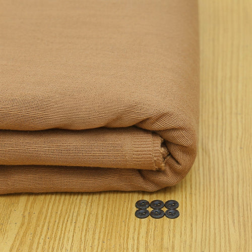 Camel Brown Handmade Khaddi Khaddar Suit