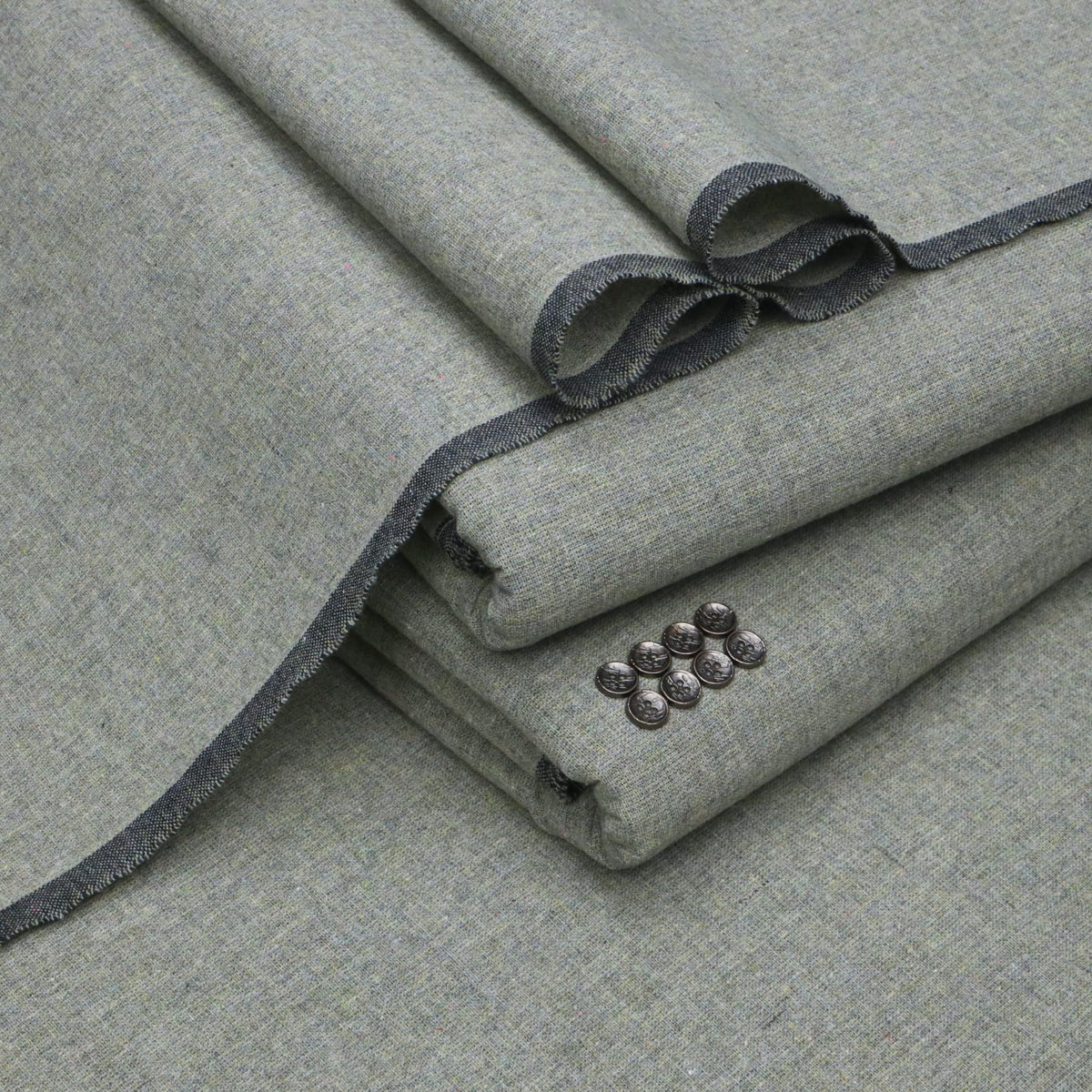 Slate Grey Classic Goli Khaddar Suit