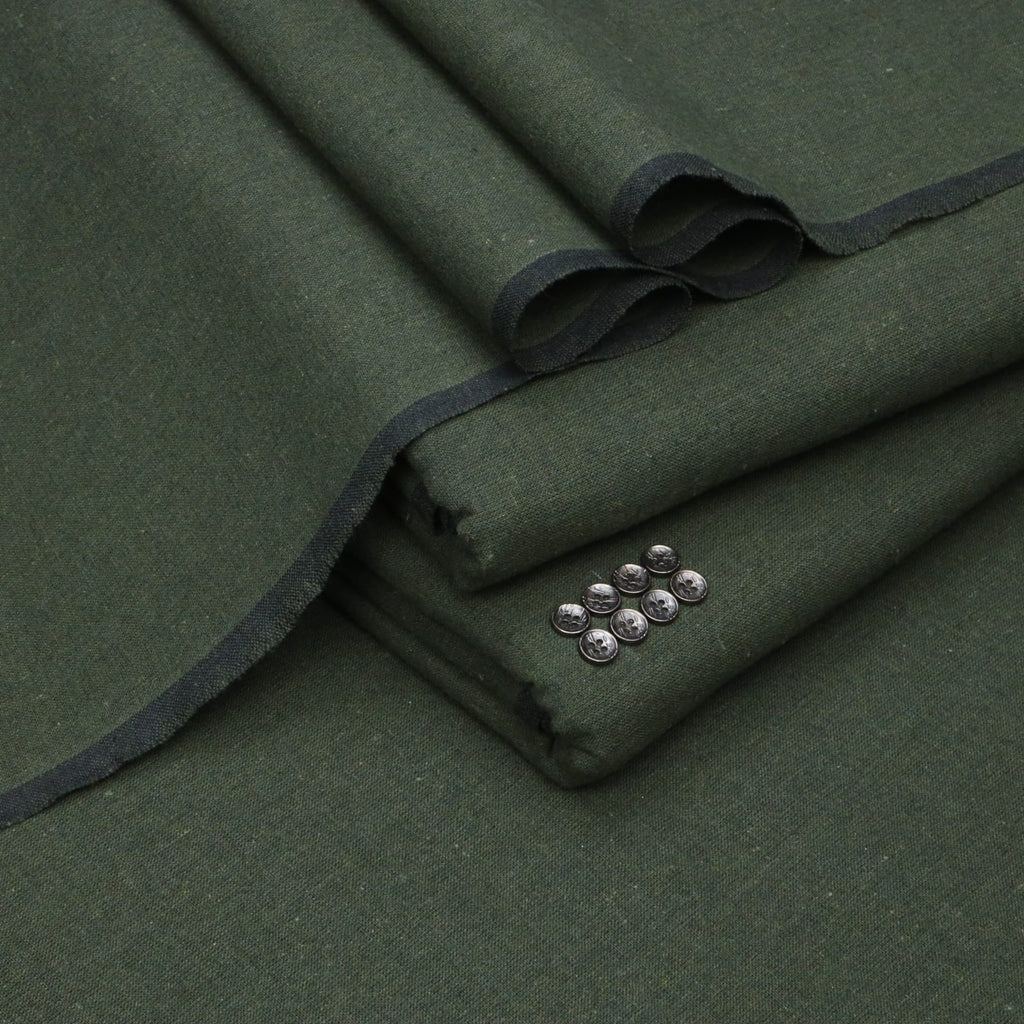 Olive Green Classic Goli Khaddar Suit