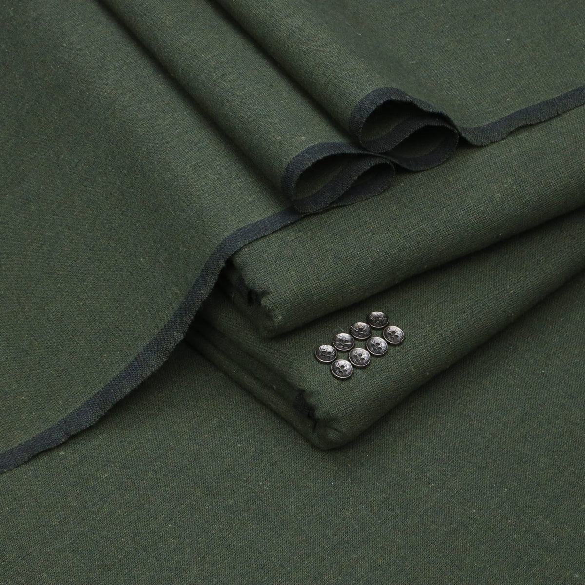 Olive Green Classic Goli Khaddar Suit