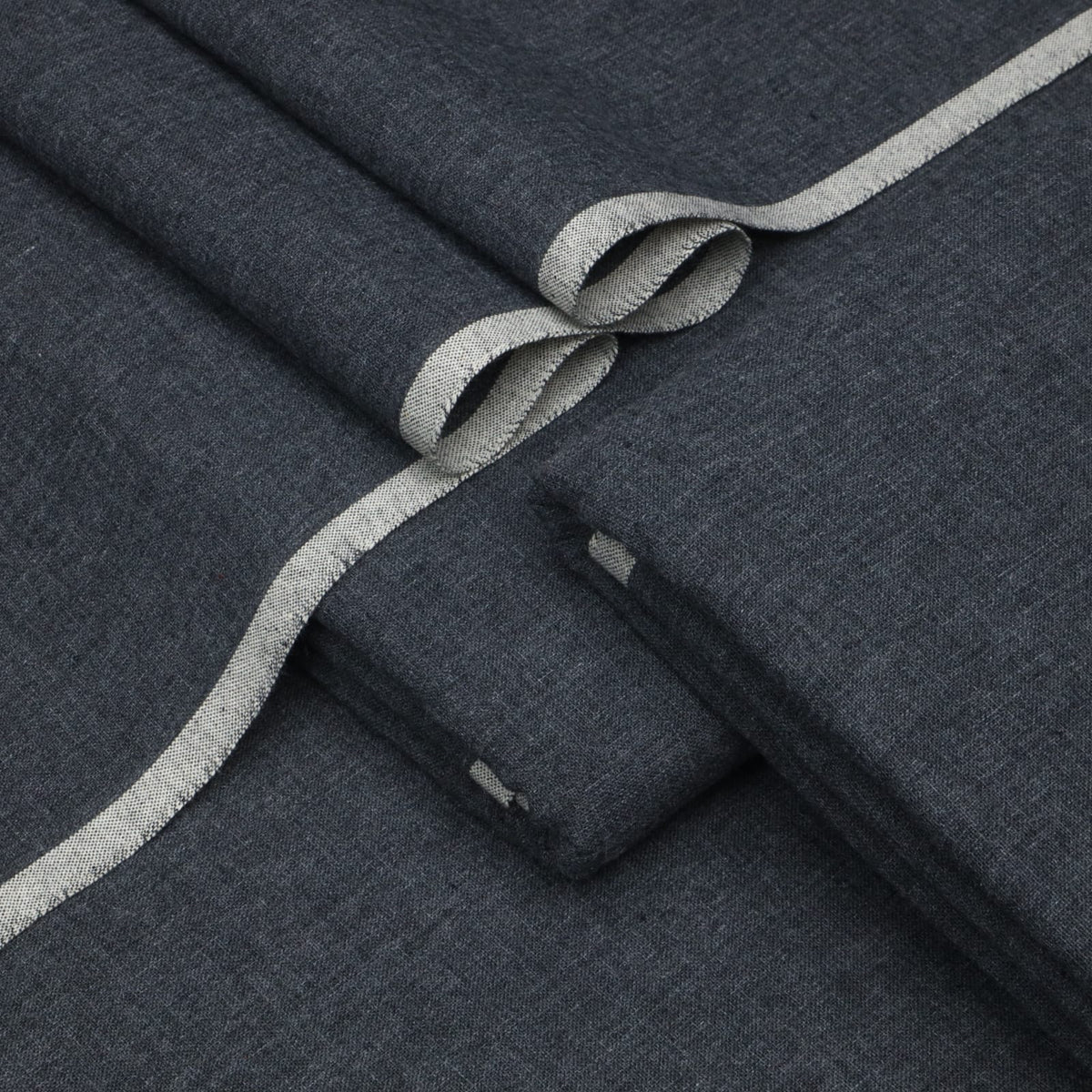 Charcoal Grey Classic Khaddar Suit