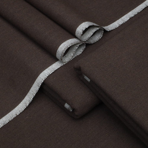 Chocolate Brown Classic Khaddar Suit