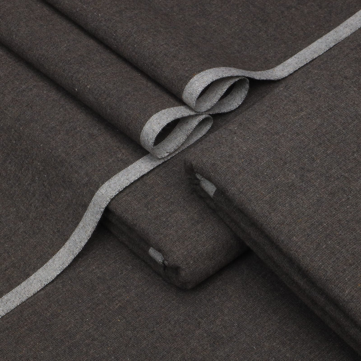 Dark Brown Classic Khaddar Suit