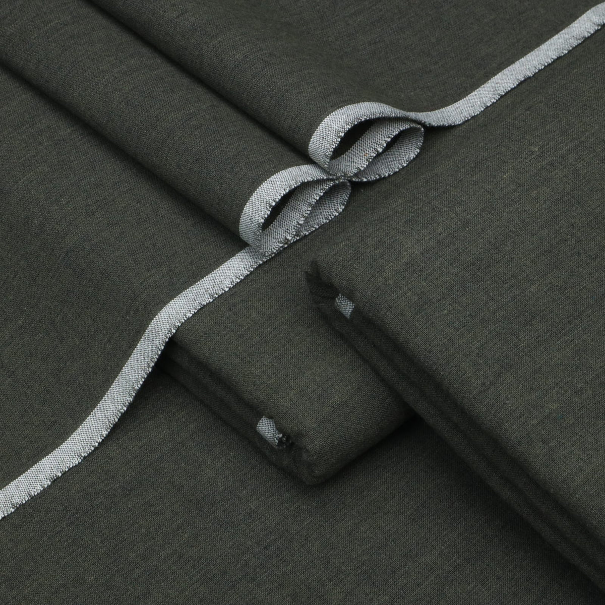 Olive Green Classic Khaddar Suit