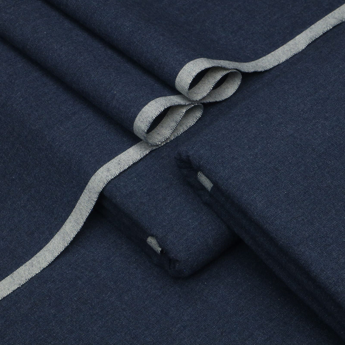 Denim Blue Classic Khaddar Suit