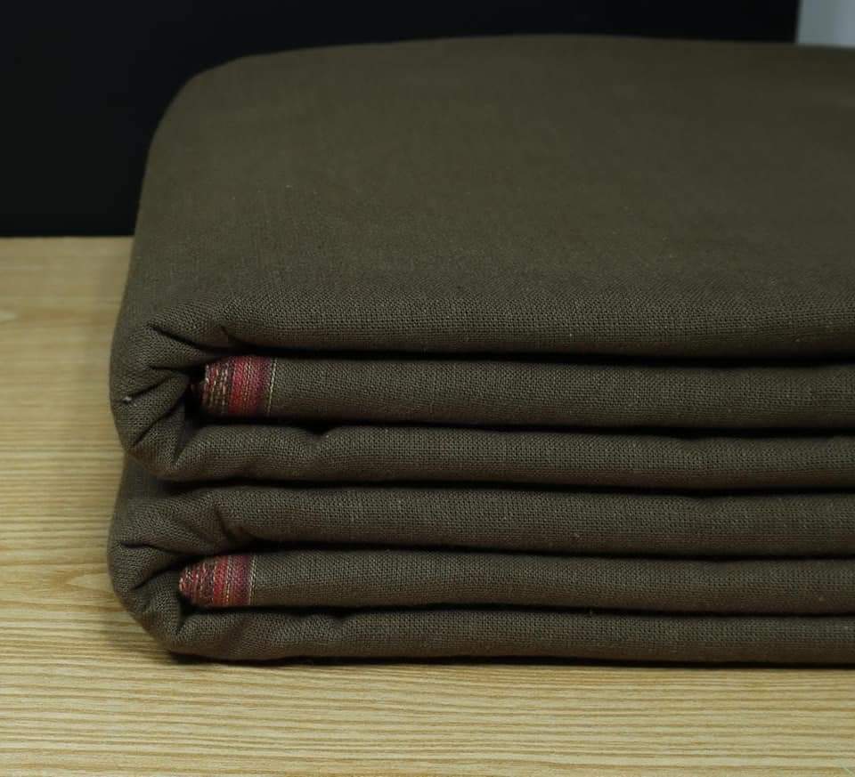 Dark Olive Double Goli Khaddar Suit